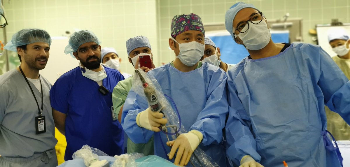 sbinhamrii's tweet image. 🔵 Pure #Ultrasound mini #PCNL #Laser performed by Professor Li Jun 
🔵 Gréât experience with no fluoroscopy 
🔵 no more than 16 fr in pediatric group &amp;lt; 3 years 

👍🏻 Wait for my turn ☺️

@NGHAnews @PETRAurogroup @arab_asu @dr_Salah_Nagla