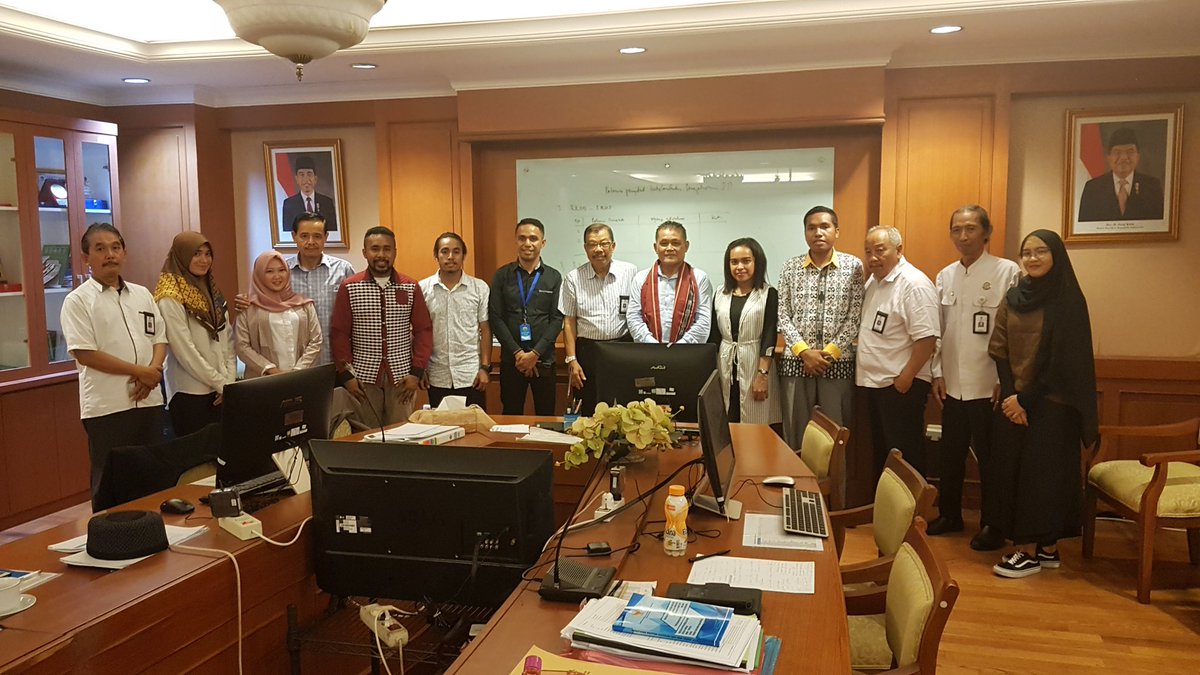 ikatan mahasiswa Tanimbar Jabodetabek berkunjung ke Kantor Satuan Tugas Dana Desa untuk ingin tahu lebih banyak tentang Dana Desa dan ingin ada nya  perbaikan tata kelola Dana Desa di Desa nya