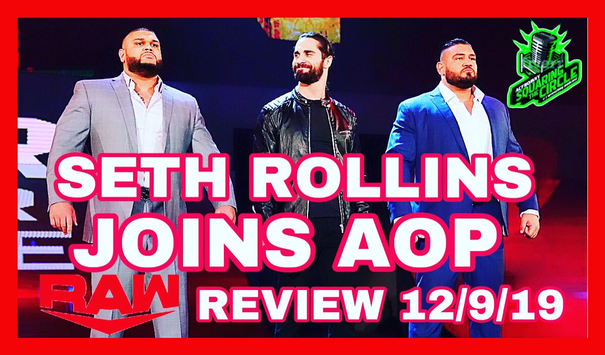 ACFromNy's tweet photo. Check out my full review on YouTube Subscribe (SQUARINGTHECIRCLE ) Seth Rollins Joins AOP Turns Heel | WWE Raw 12/9/19 Full Show Review & R... https://t.co/ujDpSdGaBB via @YouTube #Acfromny #Squaringthecircle #Wwe #Raw #Wweraw #WrestlingCommunity #WWETLC #Sethrolllins #RAW https://t.co/v6DFS4tqv8