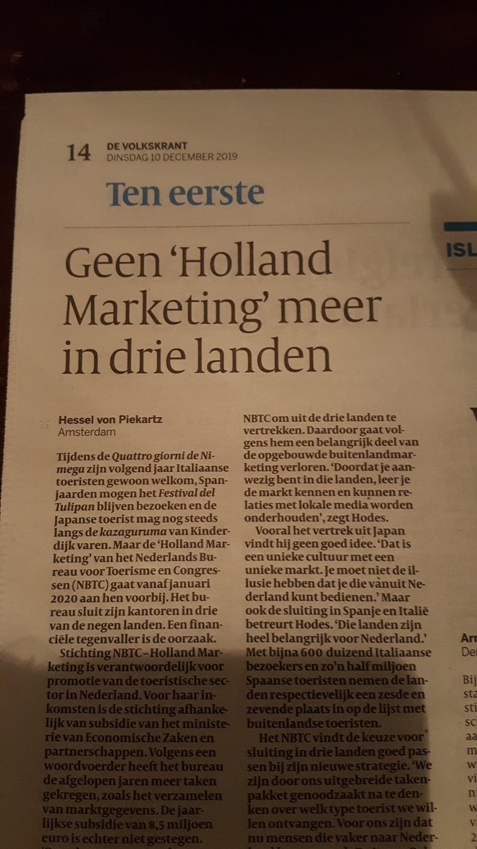 Interessante beschouwing in de Volkskrant deze morgen...