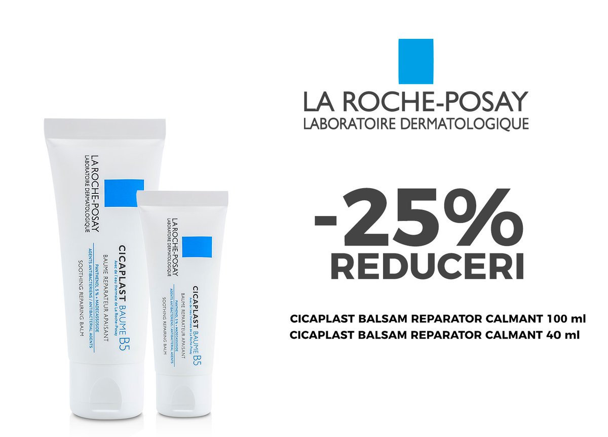 Nu rata oferta din luna decembrie, la gama de produse Cicaplast de la La Roche Posay. 🤩🤩

👉 CICAPLAST - expertul în regenerarea cutanată. Favorizează repararea accelerata a pielii sensibile sau iritate și crăpate.💙

#larocheposay#cicaplast#oferte#farmaciafamiliei