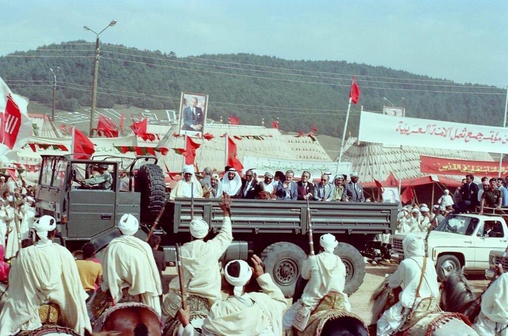 HistoryInTweet's tweet photo. مؤتمر القمة العربية في الرباط - #المغرب سنة ١٩٨٠ https://t.co/lXVloogOzR