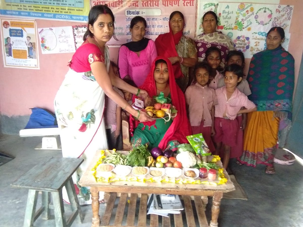 Alka_cdpo's tweet photo. आंगनबाड़ी केन्द्रों पर दिनाँक 07.12.19 को गोदभराई कार्यक्रम का आयोजन किया गया।
@dmnalanda @DpoNalanda @CAsthawan @BdoChandi https://t.co/tmIgQJqcf6