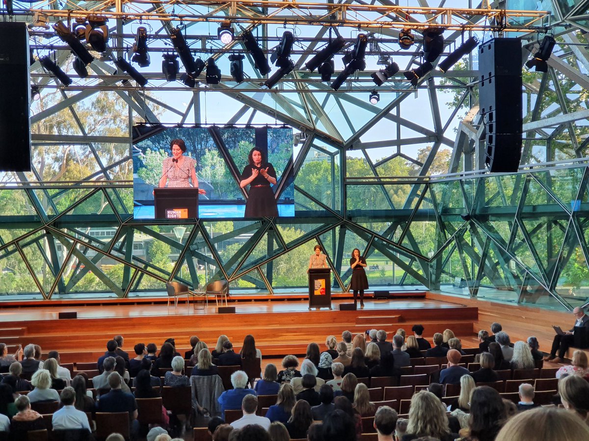 Virginia Trioli says that people don't get to enjoy a right unless someone else takes responsibility, and workplaces need to take this responsibility with sexual harassment #oration2019 #metoo