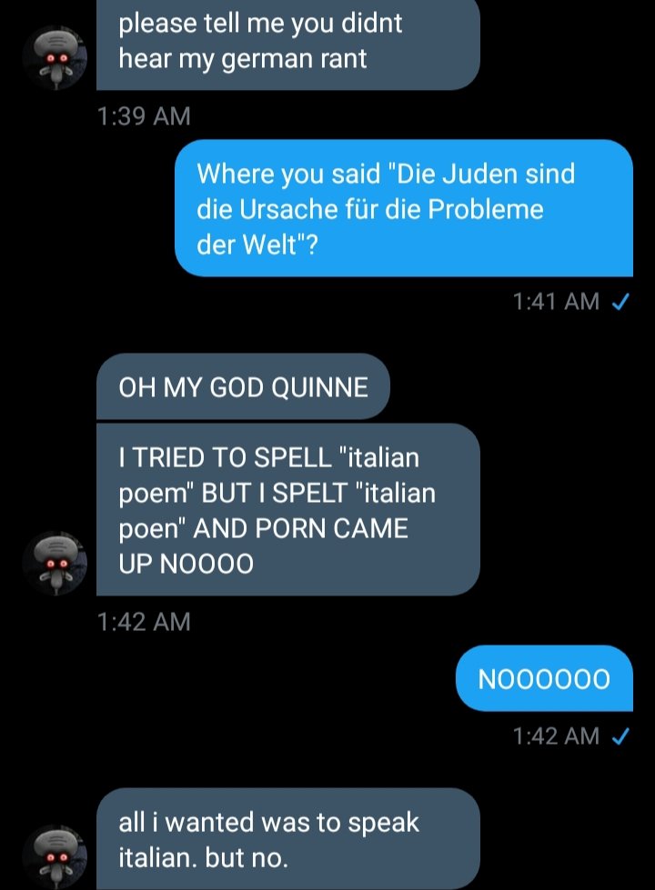 These are offensive. Sorry to Korean people, German people, Jewish people, and Italian people