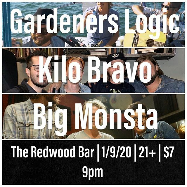 GardenersLogic's tweet photo. Aw yiss! Live @theredwoodbar on January 9th, 2020! Can’t wait to share the stage with friends @kilobravomusic and @bigmonstaband
.
.
#live #livemusic #losangeles #la #theredwoodbar #music #band #fullband #liveband #indie #altcountry #songwriter #alternat… https://t.co/BZSA9QTgdd https://t.co/D6xsqiDZMW