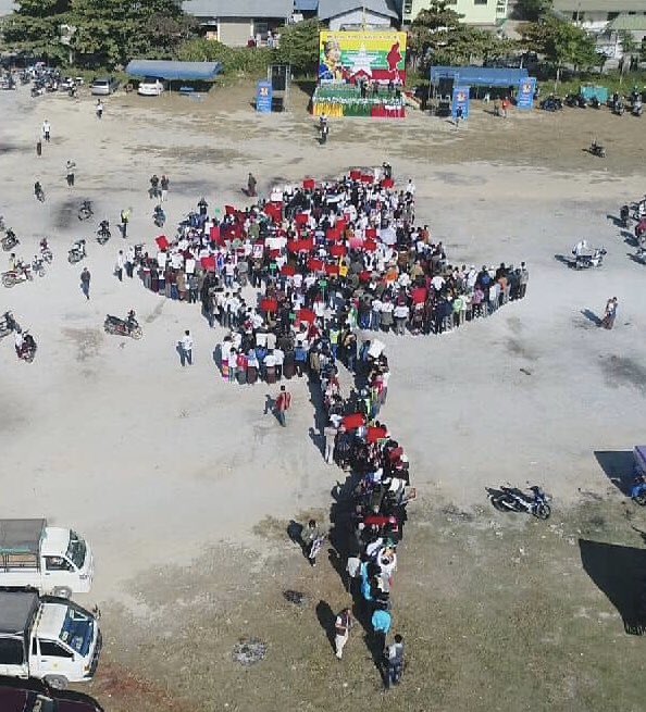 Tachileik City                                             #Myanmar                                                 We stand with Daw Aung San Suu Kyi