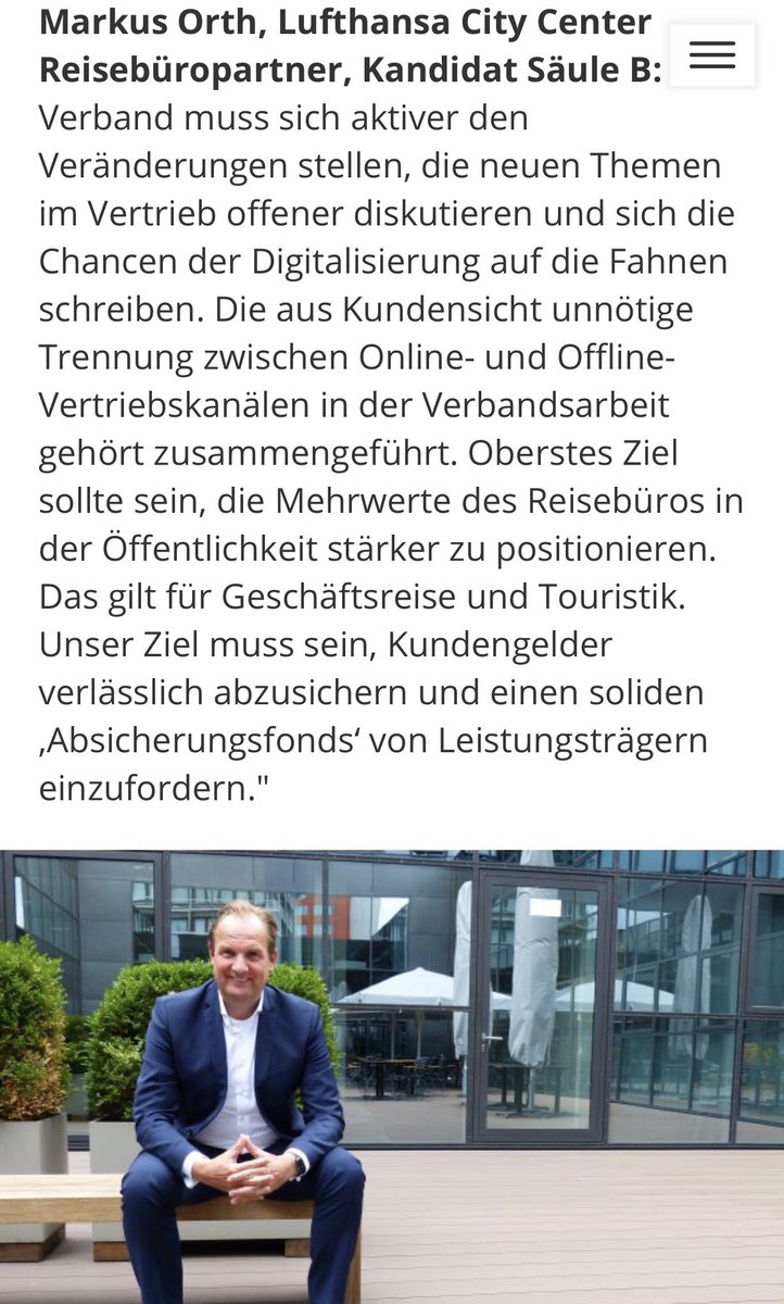 #Hamburg - Deutscher Reisebueroverband #DRV #fvw morgen sind Vorstandswahlen - meine Kandidatur 👍 #reisebuero #counter #travel #travelagent #Online #offline #omnichannel #beratung #lufthansa #Digitalisierung #ota #vertrieb #verband #Berlin