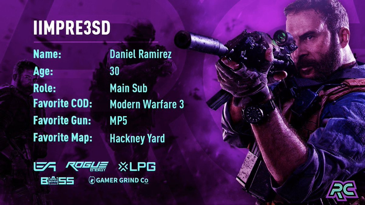 JoshBandBiz's tweet photo. Player Factfiles for the @RareCaliber COD team!

Feel like I’m getting better at non-FIFA stuff, let me know your thoughts 😊

♥️+🔁 appreciated :)

Portfolio: https://t.co/fxjdIjWIib 

Message me for work.

#CALLOFDUTY #CODGFX #CODGRAPHICS #COD #CALLOFDYTYGFX #GRAPHICDESIGN https://t.co/GyT9gSYJfy
