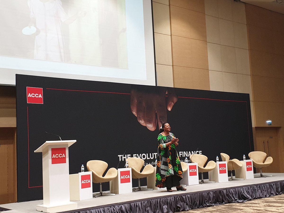 RuvhenekoP's tweet photo. @TereraiTrent narrates highlights from her story. A lady asked her a question no one had ever asked her before: "What are your dreams?" Dr Trent laughed wondering how she, a young African woman with no education, married off at the age of 11 could ever have dreams. #ACCAAMC2019 https://t.co/gRQ9VwK3pb