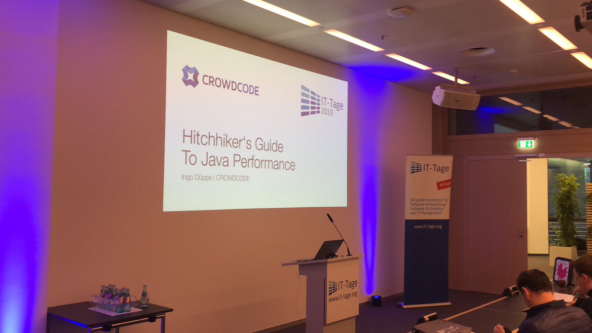 crowdcode's tweet image. Hitchhiker‘s Guide To Java Performance #ittage2019