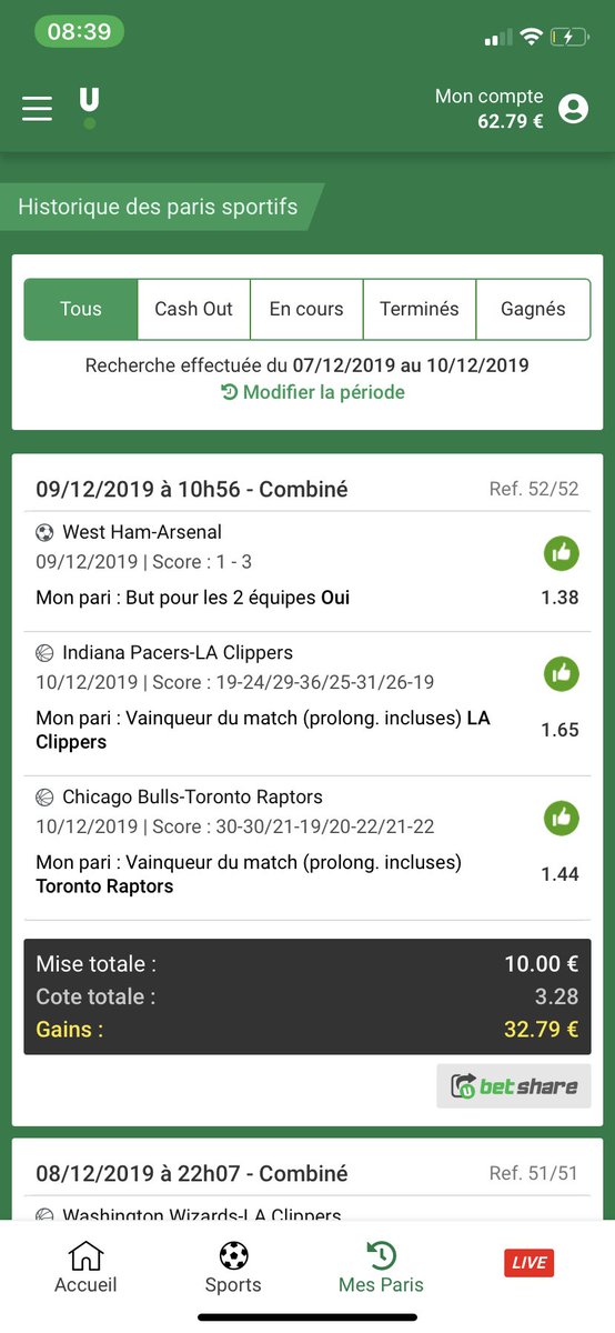SG_Prono's tweet photo. Et voilà, premier pari sur la page et première victoire et en plus de ça sur un #LundiDouille ! J’espère que vous vous êtes régalés avec cette victoire à la dernière seconde des Raptors !!! ♻️ et ❤️ pour le soutien ! https://t.co/H7RTzG4LCy