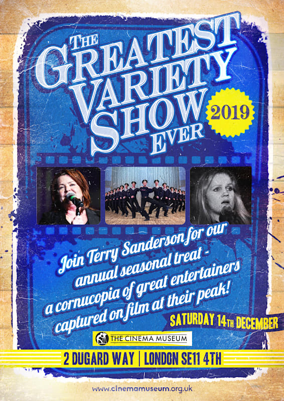 A perfect wind-down from the election. Join me at <a href="/CinemaMuseum/">The Cinema Museum</a> on Saturday for a couple of hours of escapism.