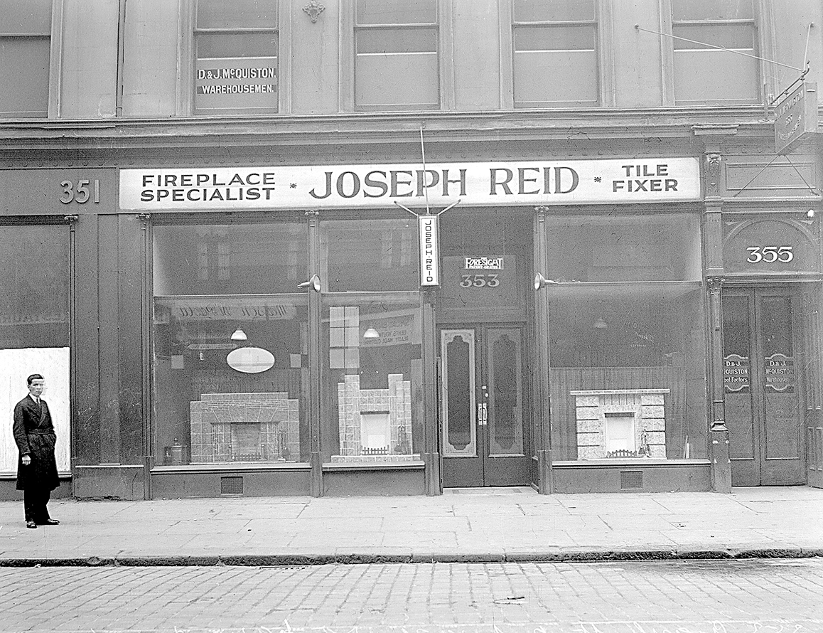 Joseph Reid, Fire Specialist, whose premises were at 353 Argyle Street. These fireplaces were on sale in #Glasgow in Oct 1936, just in time for the weather turning colder! #ArchiveAdventCalendar #warmfire

Archive ref: D-CA8/149