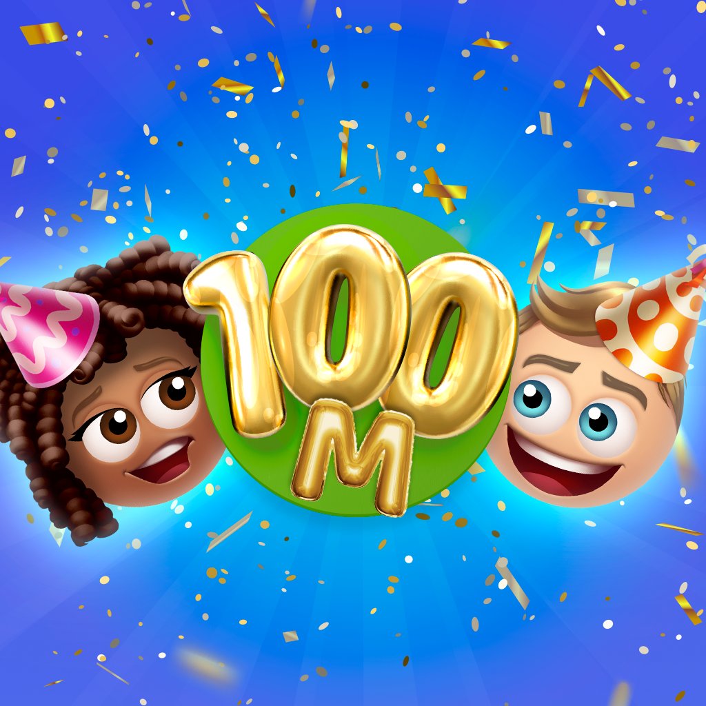 QuizDuel's tweet photo. Hurrah! We're super excited to announce that we have just passed 100 million downloads! 🎉🎉🎉Thank you to all of our awesome players who have made this milestone possible! #QuizDuel https://t.co/C6LjZH6enb