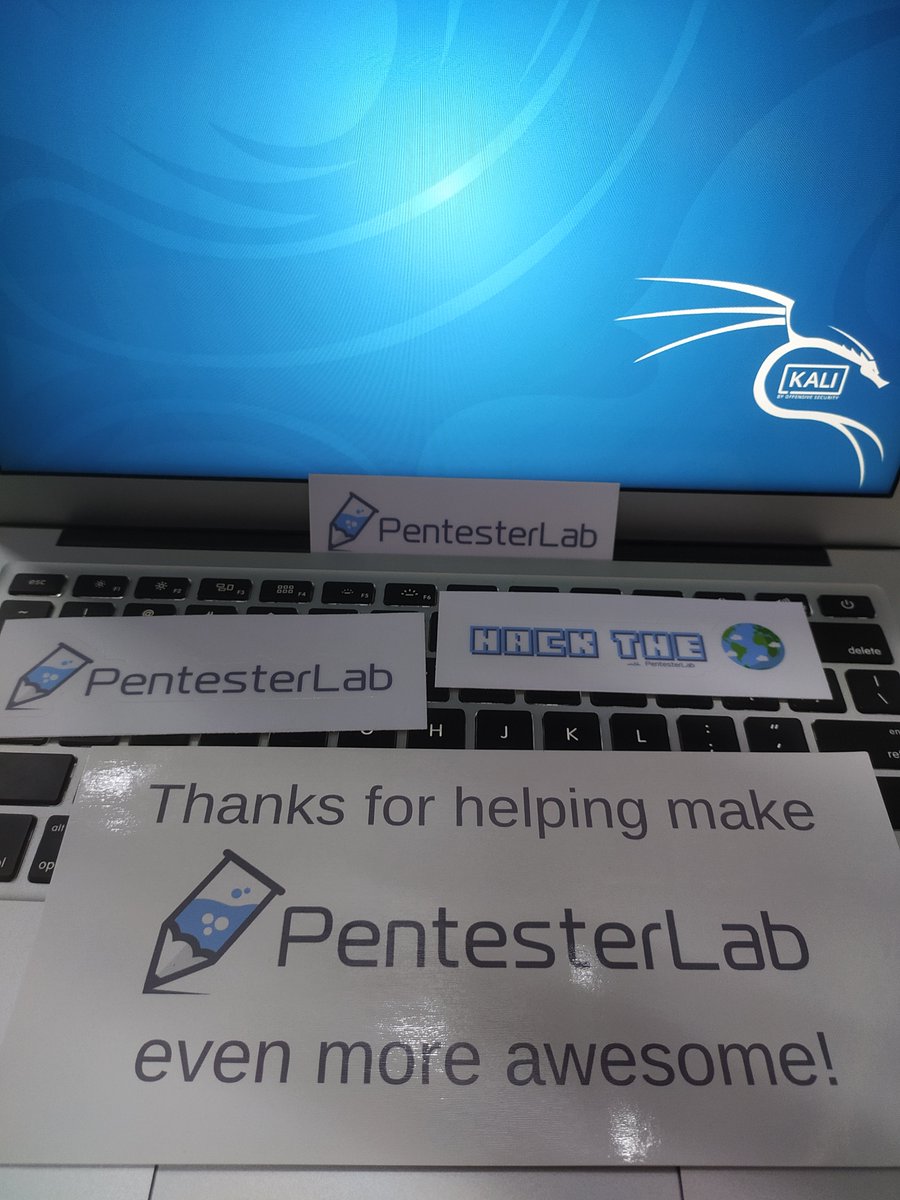 rootfaheem's tweet photo. Thank you @PentesterLab &amp; Louis 😍😍

@kalilinux

#Pentesting #cybersecurity https://t.co/HSDyZ5y3SC