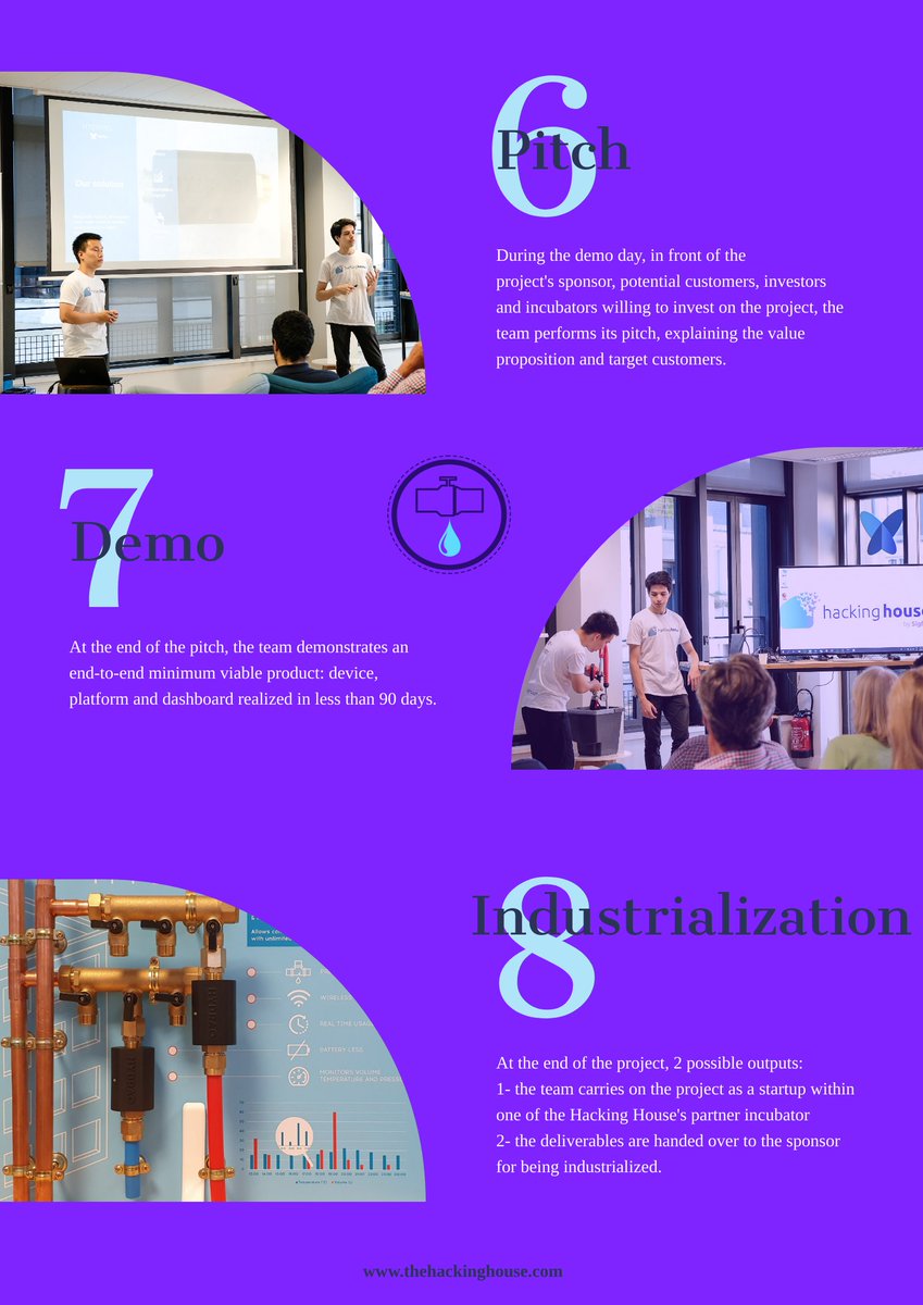 TheHackingHouse's tweet photo. We've created an infographic displaying the journey of a project inside the Hacking House. Anyone can benefit from this IoT incubation program starting with graduate interns and entrepreneurs!

#0G #internetofthings #IoT #LPWAN #technology #engineer #sigfox #prototype #incubation https://t.co/8OhGCSmaPl