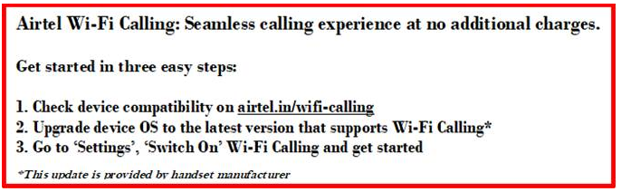 airtelnews's tweet photo. Interrupted signal quality indoors is now history. India’s first Voice over Wi-Fi service, Airtel Wi-Fi Calling is here. Now enjoy seamless signal quality indoors. https://t.co/yHFMuKVjuo