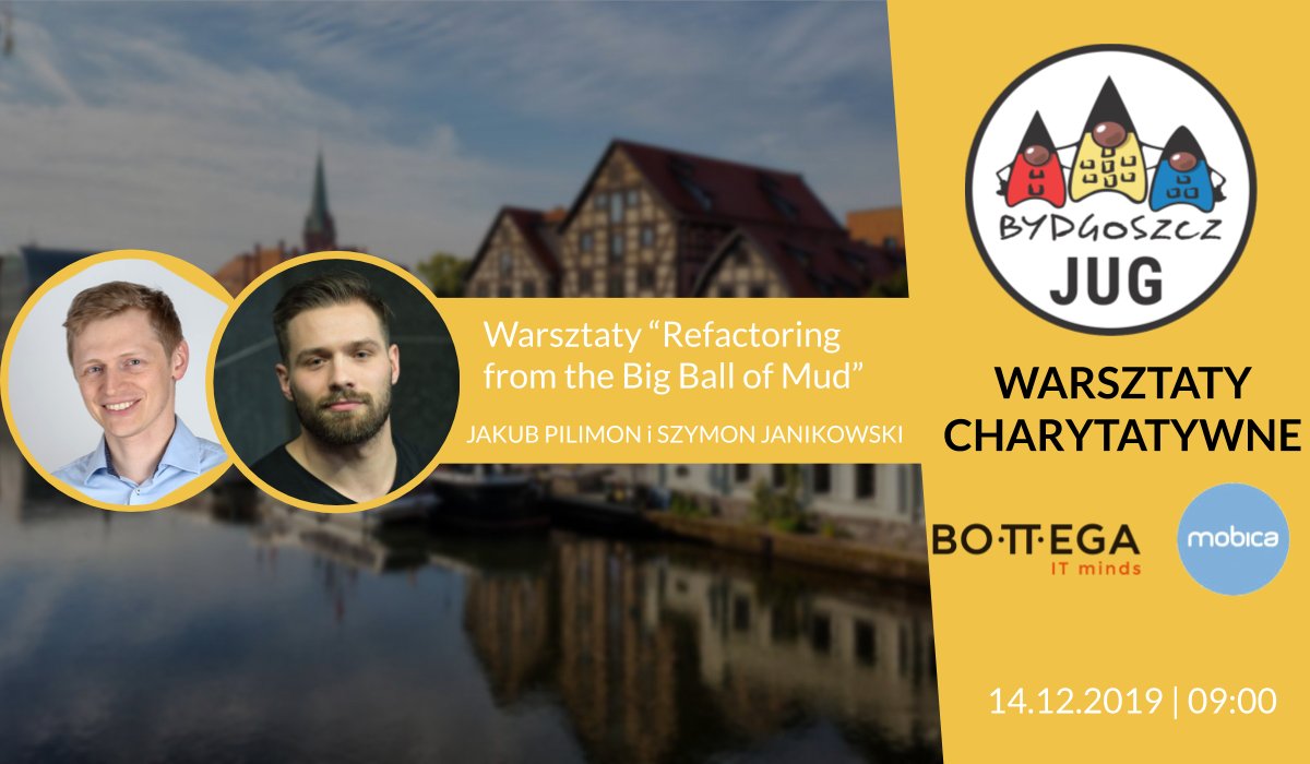 Uwaga do akcji Charytatywnych warsztatów przyłącza się <a href="/bottega_it/">Bottega IT Minds</a>  i podwaja pulę. Za każde wpłacone w ramach warsztatów 50 zł na pomoc Krzysiowi Bottega daje drugie tyle. Brawo!!! A na warsztatach zostały ostatnie 3 miejsca meetup.com/BydgoszczJUG/e… ostatnia szansa na wejściówki.