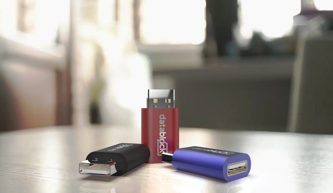 TanyaKovarsky's tweet image. This is such a great device: #DataBlock. It&apos;s a USB connection that, when added to a charger in a public place, prevents the data on your phone from being stolen by a third party. Datablock.africa