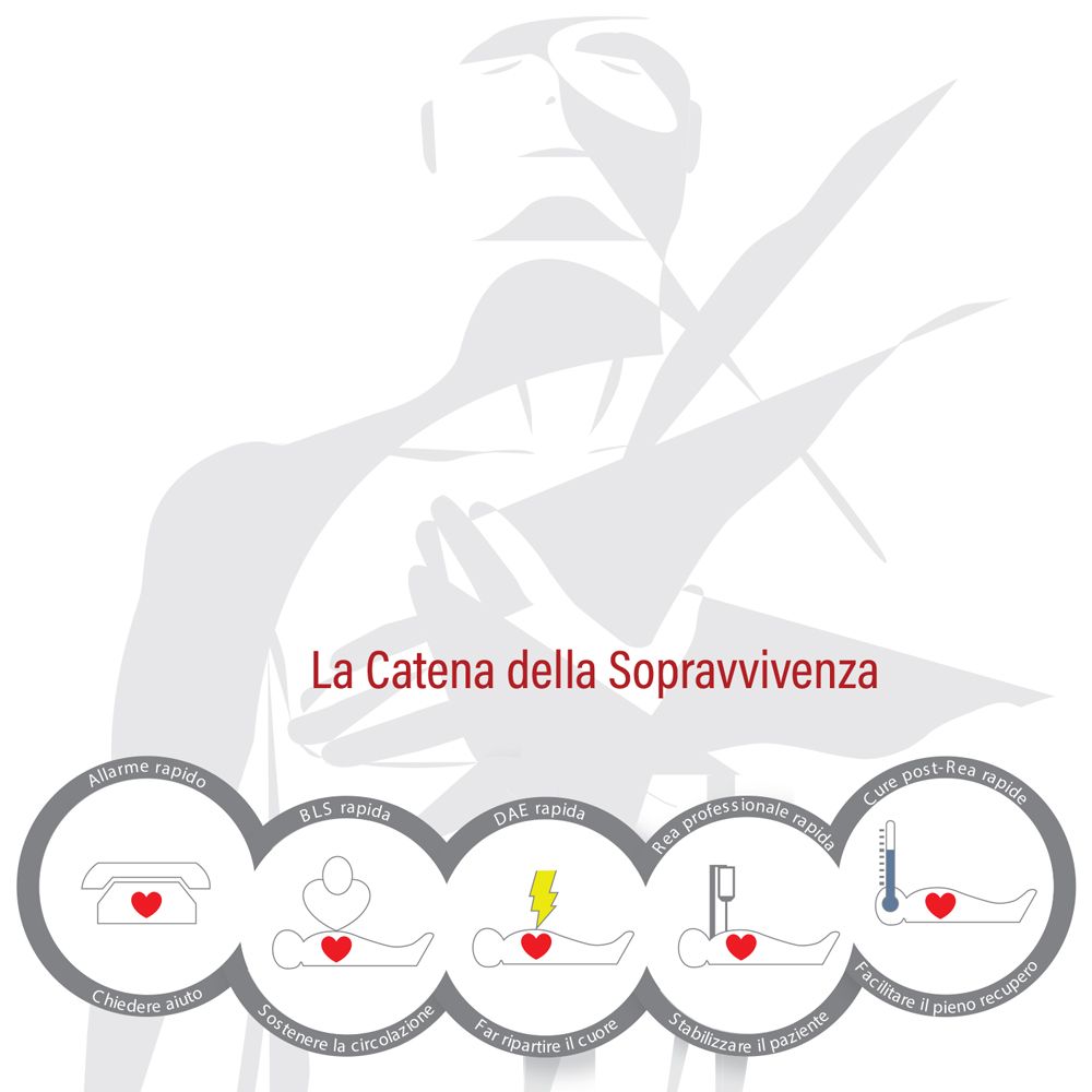 ticinocuore's tweet photo. I primi 3 anelli della catena della #sopravvivenza sono i più importanti e vengono solitamente gestiti da personale non professionista: per questo riteniamo importante una formazione #BLSDAE affinché la maggior parte delle persone sappia come agire correttamente in questi momenti https://t.co/RUryiedcMQ