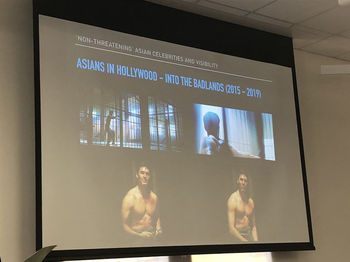 JackieRaphael's tweet photo. I’ve been inspired by @bertha_c to watch Into The Badlands #FPRC2019 #masculinity #race https://t.co/wWxzjQBBFn