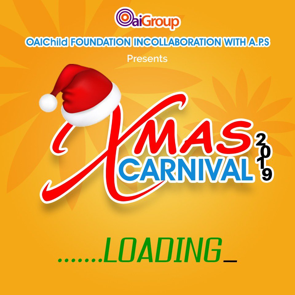 GroupOai's tweet photo. OaiChild Foundation in collaboration with the Achimota Preparatory School presents the 2019 XMAS Carnival.
Venue: Achimota Preparatory School.
Date: 19th December, 2019.
Time: 9:00am
BE THERE❗️❗️❗️
#oaigroup #OaiChildFoundation #OaiMedia #YearOfReturn #Xmas #Carnival https://t.co/YYbOMrUXLh