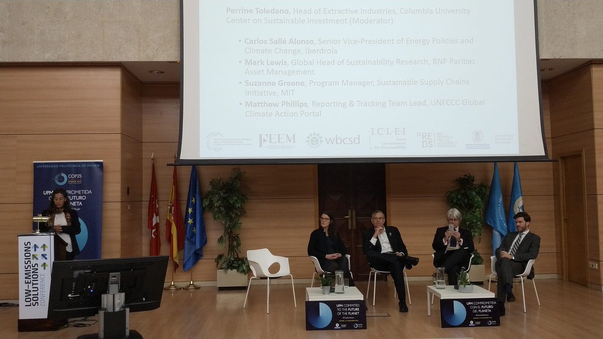 itdupm's tweet photo. @Low2No @reds_sdsn @garrido1964 @La_UPM @UNSDSN @FEEMit @industrialesupm @ICLEI Ahora: "Defining Metrics: Ensuring Impact for Sustainable Development". Con Perrine Toledano de @ColumbiaUniver; @carlos_salle_ib de @iberdrola; Mark Lewis de @BNPPAM_FR; Suzanne Greene de @MIT y Matthew Phillips de @UNFCCC. LIVE 👉 https://t.co/Og4CtBuV2G #SystemsTransformation https://t.co/z8t7yAoGQ8