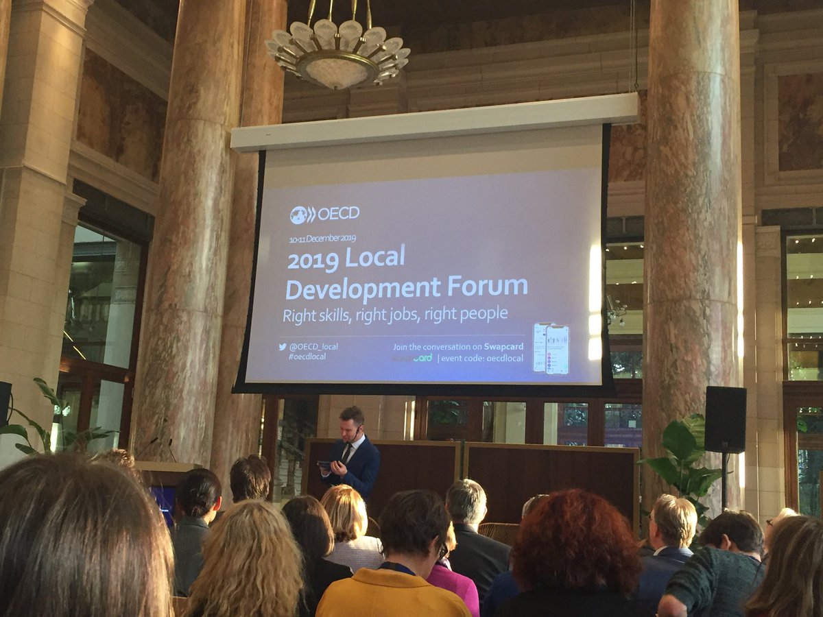 Ouverture du 15ème forum de développement local de l’OCDE Les bonnes compétences, les bons jobs et les bonnes personnes! ⁦<a href="/OECD_local/">OECD SMEs, Regions, Cities & Tourism</a>⁩ #oecdlocal ⁦<a href="/acta_vista/">ACTA VISTA</a>⁩ avec Laure CISSOUMA