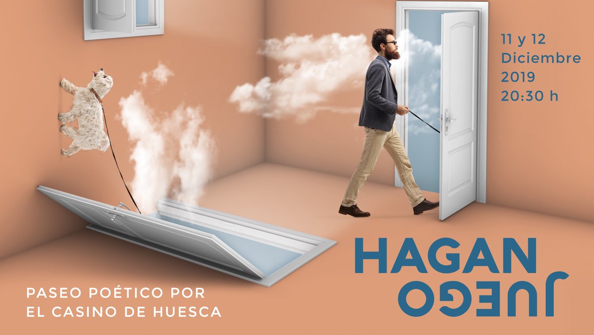 ithec's tweet photo. Mañana empezamos los recorridos poéticos por el casino de #Huesca. Abrimos taquillas a las 20:00 horas, y ojo que solo entran 100 personas... https://t.co/8Un3b4P8jH
