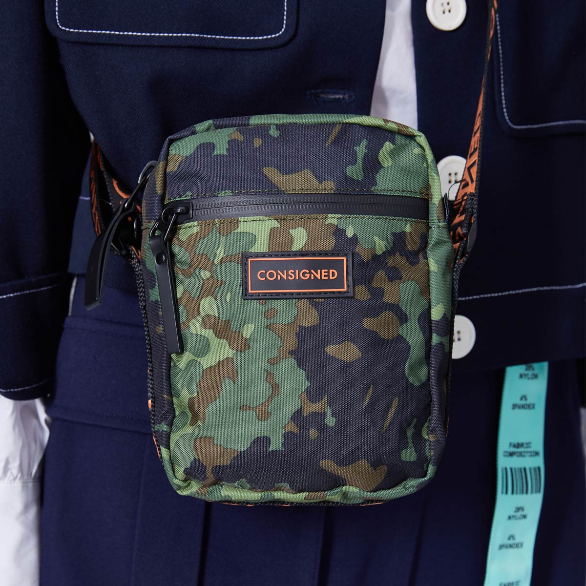 theconsigned's tweet image. Looking for a street smart, durable and practical bag? Meet the Otiz Crossbody. With waterproof zips, water resistant material and internal slip and zip pockets, it's the ideal accessory. #Consigned #WeareTheConsigned