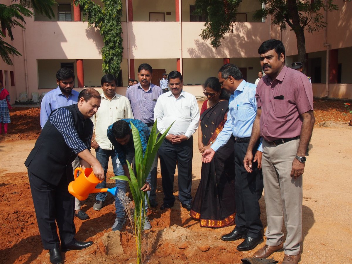 Participated in green challenge at pvnr veterinary university