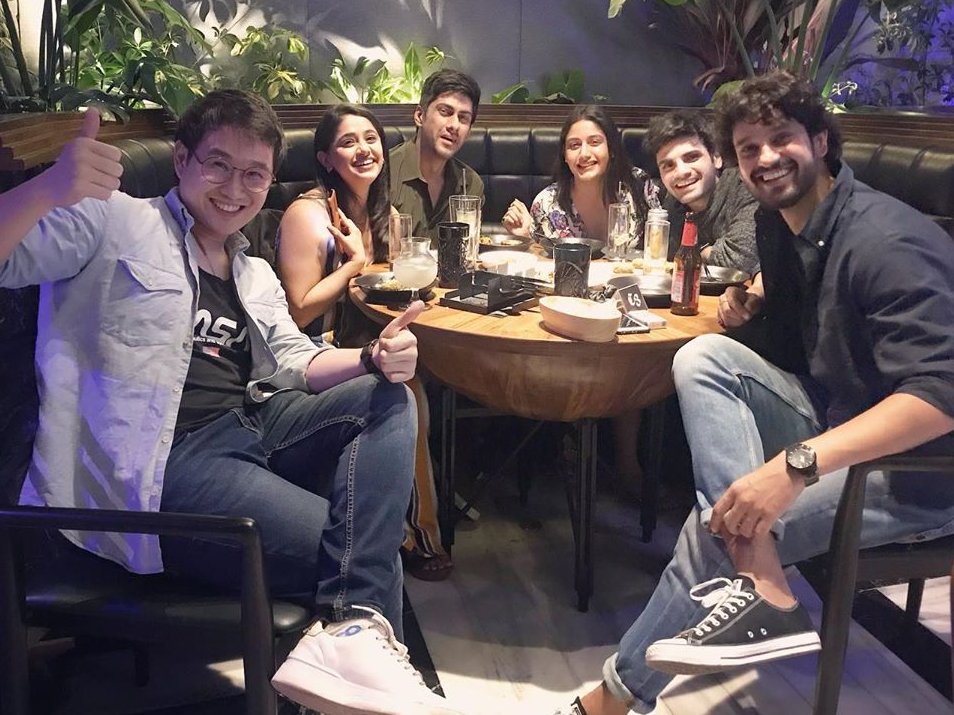 TanyaSachdeva03's tweet photo. @JasonThamIndia @kunnubhan @namitter29 @merahulchoudhry @SurbhiChandna @chandnib21 Some more pics of our lovely Doctors from yesterday's dinner.
โคโคโคโค
#Sanjivani #NamitKhanna #SurbhiChandna #SidIsha #NAMITians #SCians #DrSid #DrIshani #DrNeil #DrRahil #DrAsha #DrRishabh #TuesdayThoughts
#ThisHappened2019 https://t.co/A2QHZJnffW
