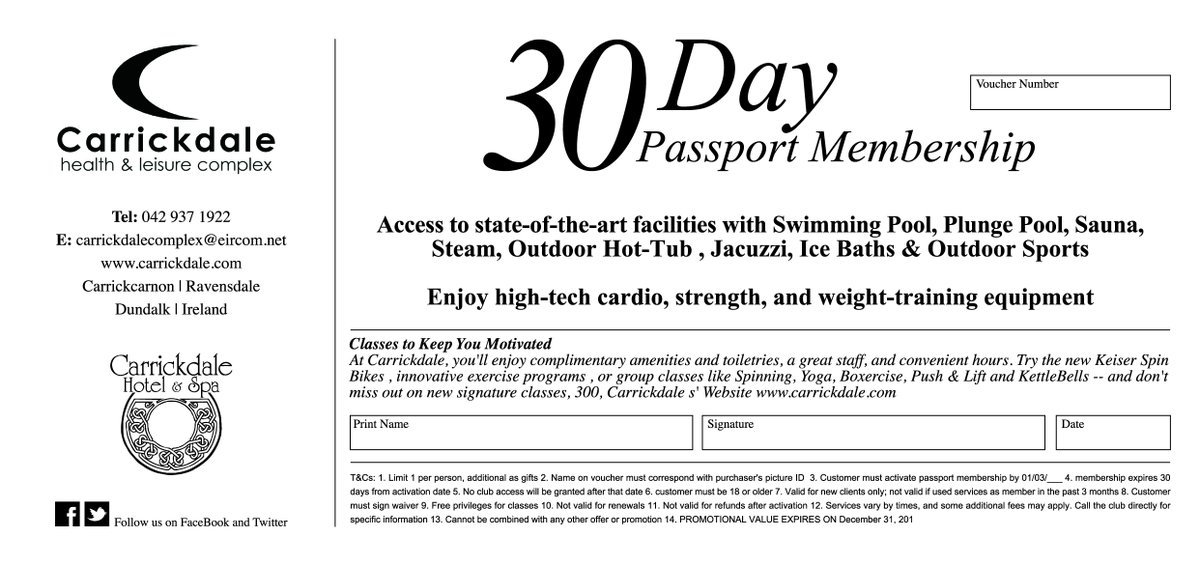 🎁30 Day Passport🎁

Grab the perfect gift this Christmas!
For only €49 you can pick up this wonderful deal which includes access to all facilities and classes!

Beats a pair of socks 😁