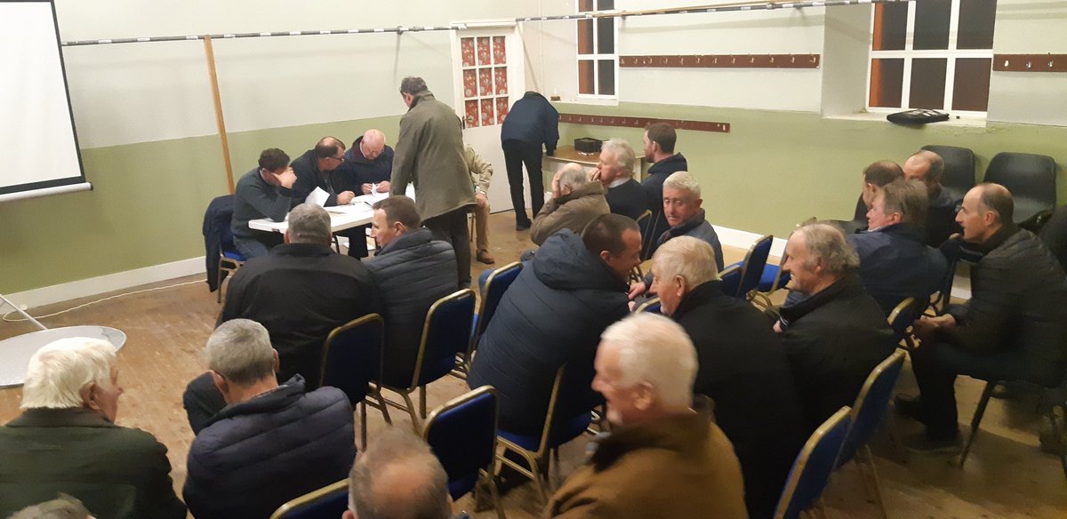 HaroldKingston1's tweet photo. The secret ballot to elect the next @IFAmedia President & Deputy President took place at my local #Barryroe Branch AGM last night #IFAelections https://t.co/ydDRRiiCKV