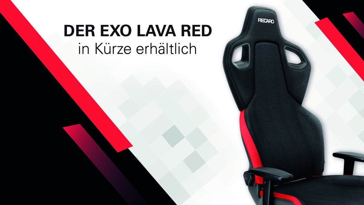 RECARO_Gaming's tweet photo. Während es draußen kalt ist, brechen bei uns heiße Zeiten an, denn in Kürze könnt ihr euch den RECARO Exo in der Farbgebung Lava Red sichern. Wie gefällt euch die neue Variante?

#RECARO #RECAROExo #GamingChair #esport #lavared https://t.co/9K4SxmmCFH