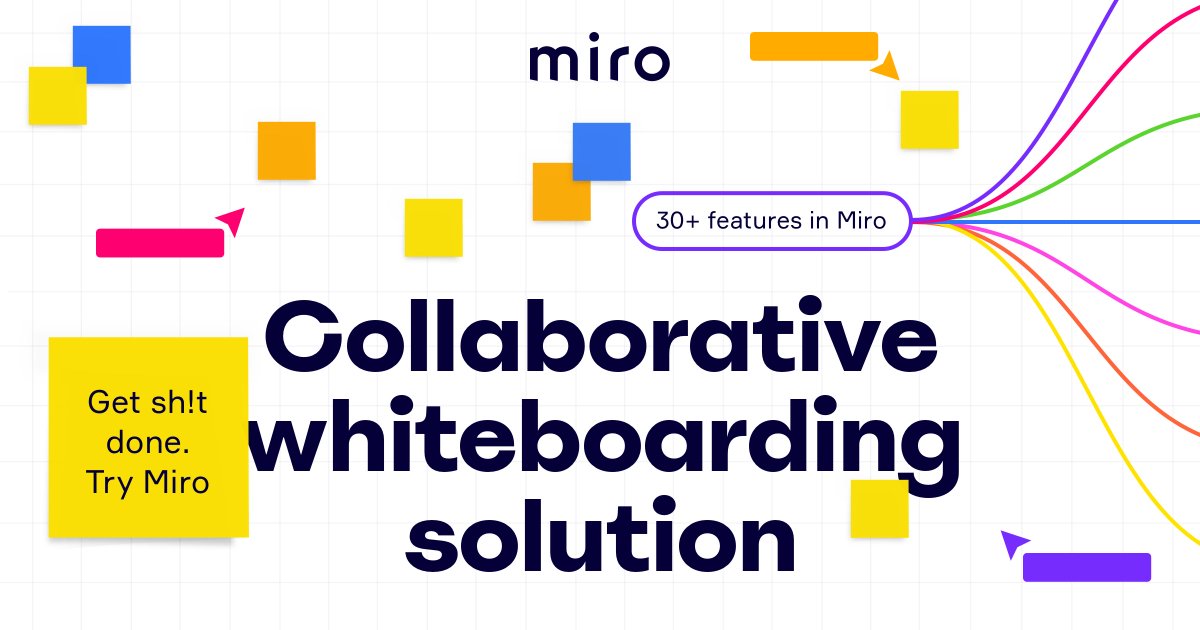 MiroHQ's tweet photo. Create a hub for cross-functional work that also works with all your other tools. Centralize and standardize communication with Miro.  https://t.co/lxZbwSfLLE https://t.co/kwxuHyncvh