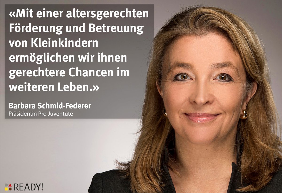 Zitat von Barbara Schmid-Federer, Präsidentin von Pro Juventute und Botschafterin von READY! Weitere Infos zu den Botschaftern von READY! – hier: ready.swiss/de/botschafter <a href="/SchmidFederer/">Barbara Schmid-Federer</a> <a href="/projuventute/">Pro Juventute</a> #ReadyCH