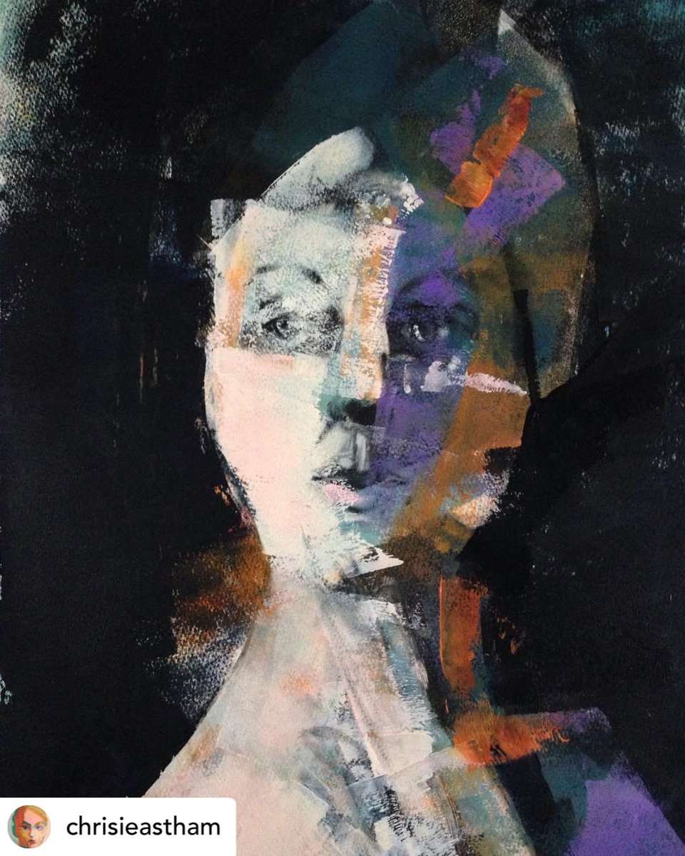 Portrait Artist &amp; Printmaker Christine Eastham will be joining us to teach a new course in the new year focussing on drawing &amp; monoprinting for portraiture. eventbrite.co.uk/e/drawing-and-…