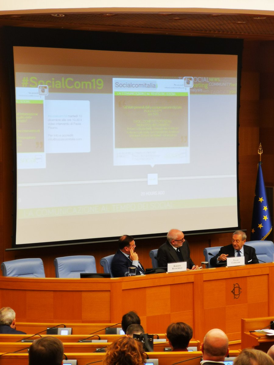 SocialComItalia's tweet image. A #socialcom19 l'evoluzione dei potenziali monopoli informativi