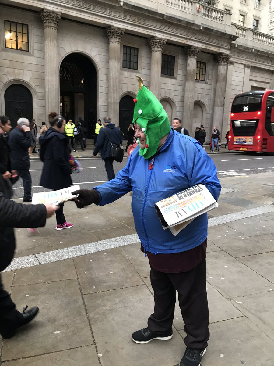 CityAMDist's tweet photo. Our distributor Pete in his lovely outfit 🎄 https://t.co/L8IPycB1Ss