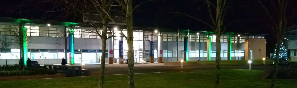 EqualitiesWLCol's tweet photo. @WestLoCollege showing their support to all within our community regardless of race, gender, sexuality, religion or disability. Lighting our campus multi colours throughout #Equalitiesweek in support https://t.co/nmKMedBNOa