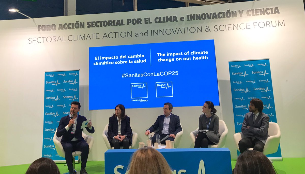 rbnarros's tweet photo. Comienza la conferencia: El impacto del cambio climático sobre la salud organizado por @sanitas en el marco de la #COP25Madrid #SanitasConLaCOP25 https://t.co/D6OiV3L5Kc