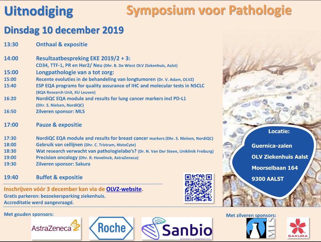 HistoCyte's tweet photo. Looking forward to talking today at the pathology symposium in Aalst today. https://t.co/3ywNbmVMDI