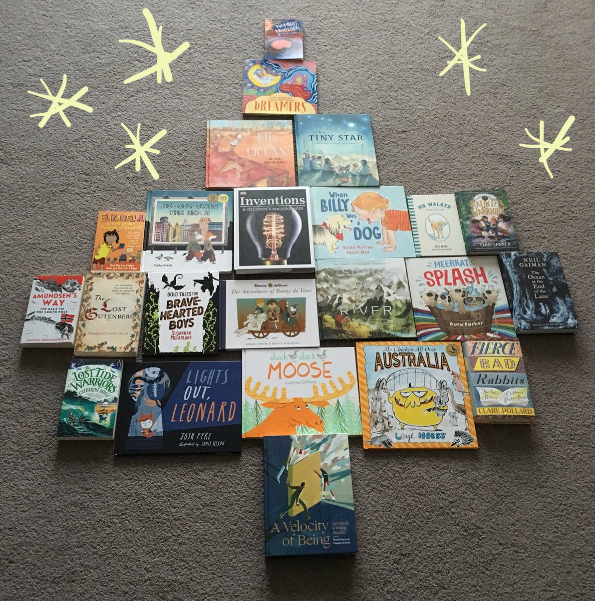 BespokeShespoke's tweet photo. Talking books for Christmas for the young at heart 2.40am Sydney time with Trevor Chappell #cbca2019 https://t.co/CqdS5aUZ33