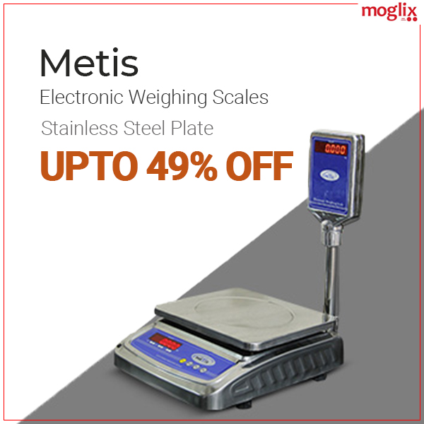 moglix's tweet image. Buy Metis electronic weighing scale machine with stainless steel plate and get up to 49% off. 
#weighingscale #weightmachine #weightmachineprice #digitalweighingmachine