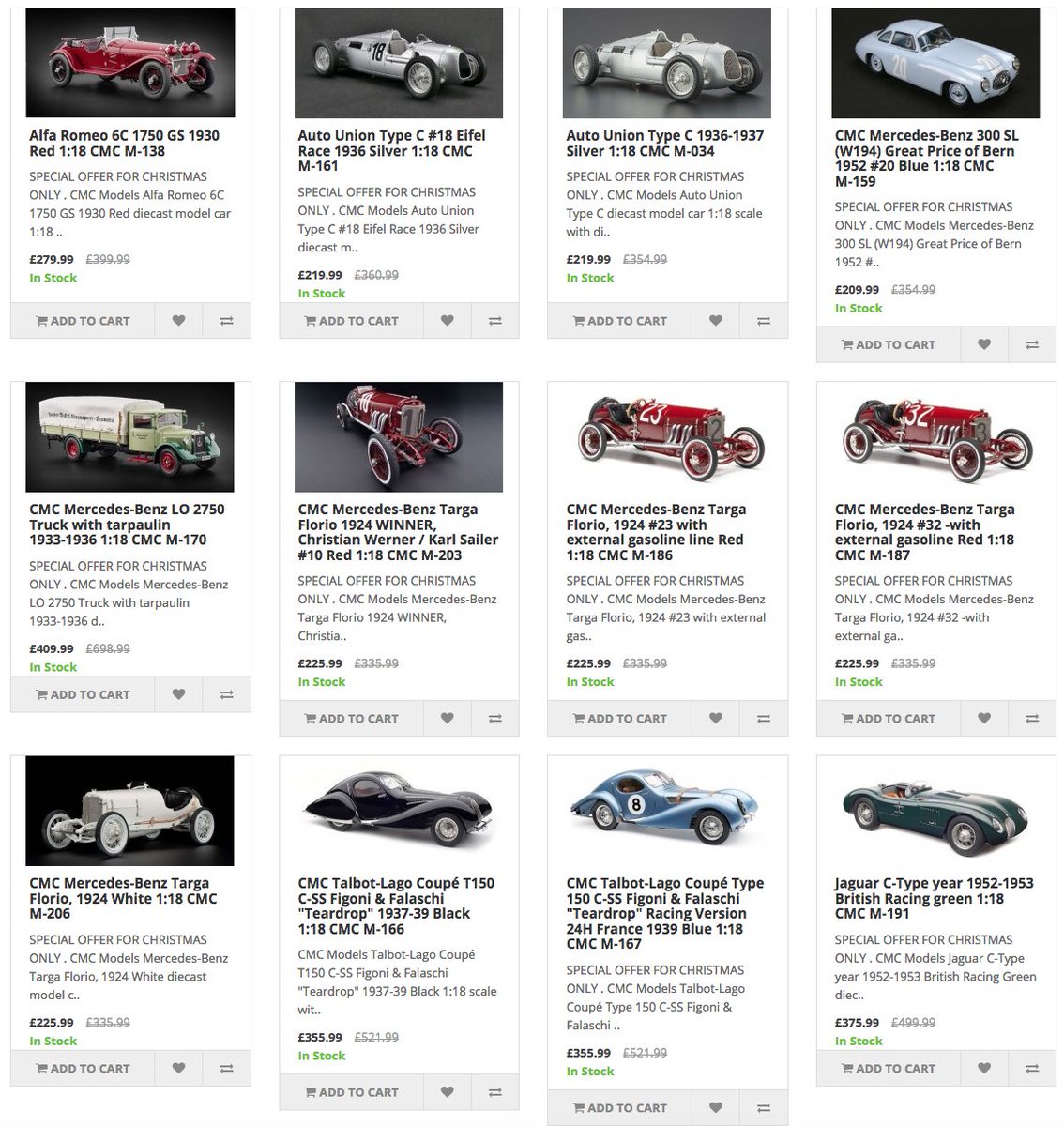 cmc diecast model cars