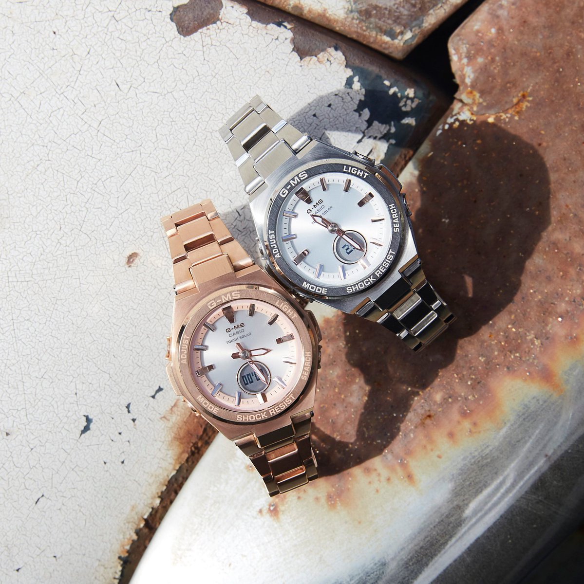 javyscasio's tweet photo. Gold or Silver? Which G-MS is yours?
BABY-G帶點成熟感的G-MS系列推出全金屬型號MSG-S200D/MSG-S200DG,提供了銀色及玫瑰金兩種色系選擇,搭配白色錶盤設計整體簡約優雅。
#babygbabes #babyg #GMS #MSGS200D #pinkgold #silver #metal #street #ShockResistant #SuperIlluminator #ToughSolar https://t.co/meGWnsgmEA