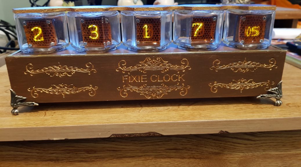 amidarius's tweet image. Fixie Clock
Making fake nixie tubes with an OLED display and a laser etched filter by @ExtElec.
extremeelectronics.co.uk/fixie-clock/
#PIZeroW #oled
