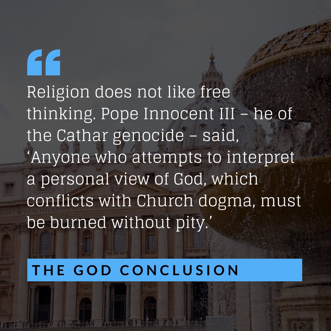 Read more in my new book —&gt; amzn.to/2OFDxWM

#atheist #instapolitics #bookclubofinstagram #netflix #mindfullness #bible #bookrecommendations #birdbox #quoteoftheday #quotes #life #maninthesky #atheist #noreligion #humanist #god #reading #quotesaboutlife #faithquotes